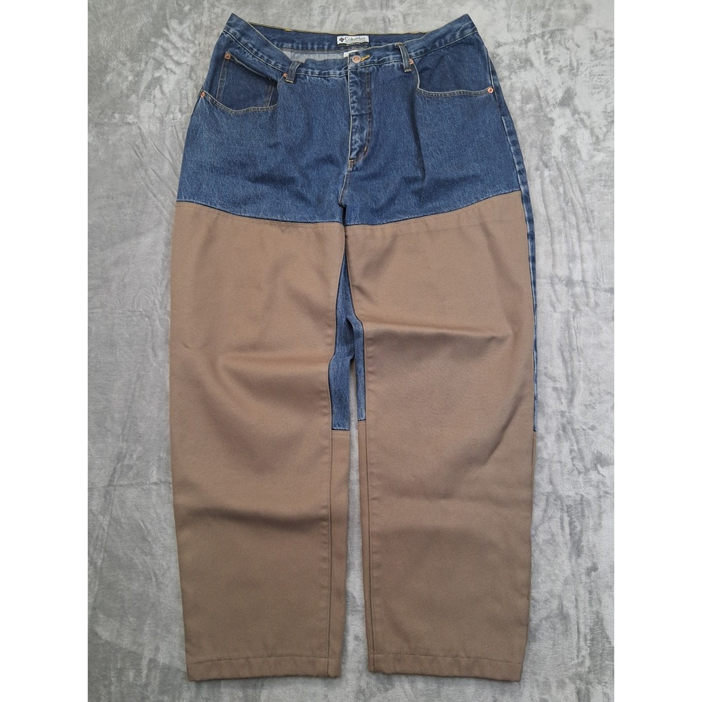 Mens Columbia Sz 40 36x31 Hunters‎ Brush Guard Outdoorsmen Workwear Denim Jeans